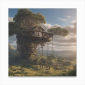 Tree House 2 Canvas Print