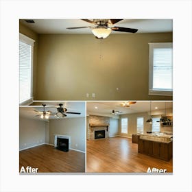 Before And After Photos Of A Room (1) Canvas Print