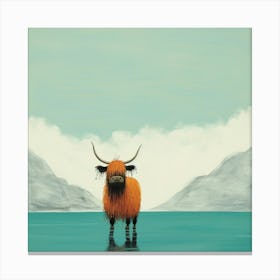 Highland Cow 2 Canvas Print