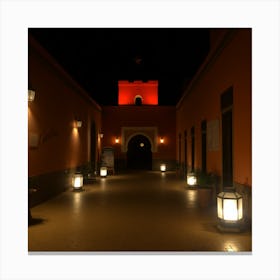 Berber palace nights Canvas Print