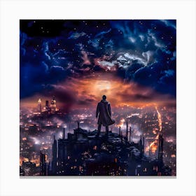 The city at night. Canvas Print