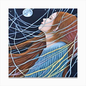 Dreaming Girl Canvas Print