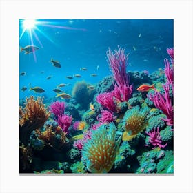 Coral Reef106 Canvas Print