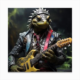 Lizard Man Canvas Print