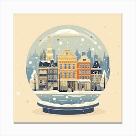 Amsterdam Netherlands 1 Snowglobe Canvas Print
