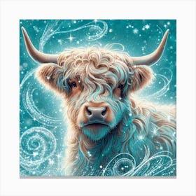 Highland Cow 4 Canvas Print