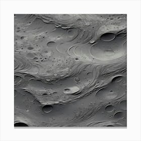 Surface Of The Moon 1 Canvas Print