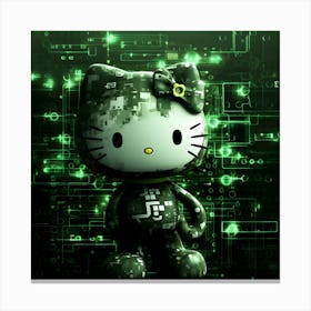 Hello Kitty Collection By Csaba Fikker 42 Canvas Print