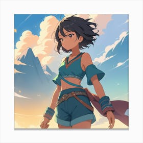 Anime artwork Canvas Print