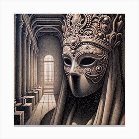 Mask Of Madness Canvas Print