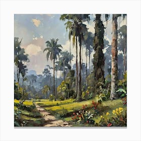 Tropical Forest Canvas Print