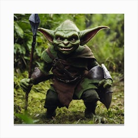 Yoda photo Canvas Print