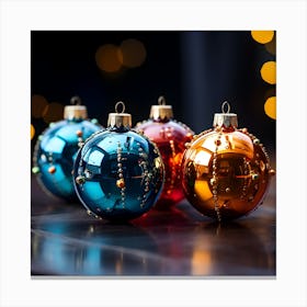 Christmas Ornaments 20 Canvas Print