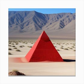 Piramide Roja Canvas Print