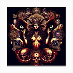 Demon Goddess Canvas Print