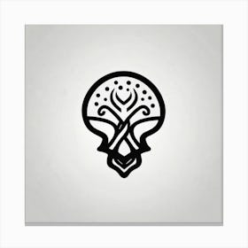 Tribal Tattoo Design Canvas Print