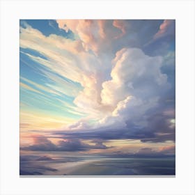 Cloudy Sky Canvas Print