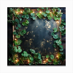 Frame With Ivy Canvas Print