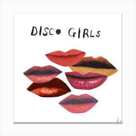 Disco Girls Canvas Print