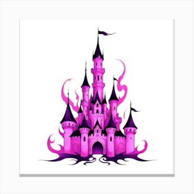 Pink Castle Canvas Print