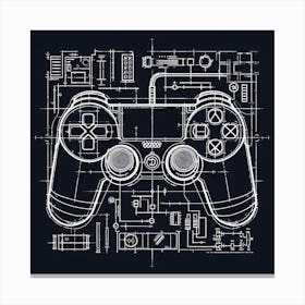 Video Game Controller 3 Canvas Print