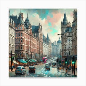 Streets Of London 3 Canvas Print