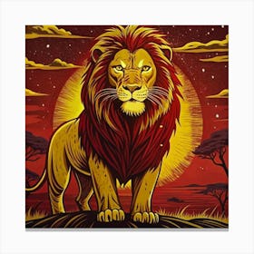 Lion King 1 Canvas Print