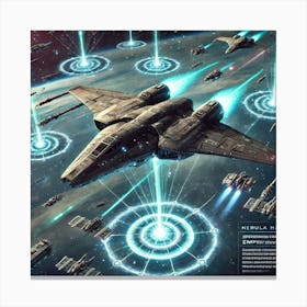 Nebula Harrier Canvas Print