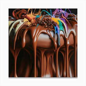 Chocolate Cake 1 Canvas Print