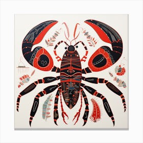 Crayfish Canvas Print