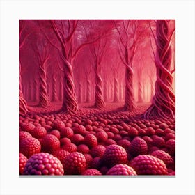 Raspberry Forest 2 Canvas Print