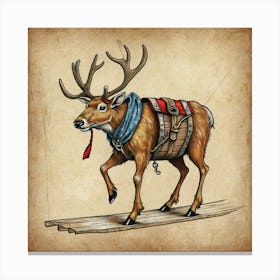 Reindeer 1 Canvas Print