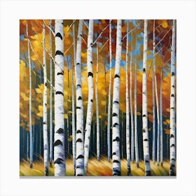 Birch Forest 1 Canvas Print