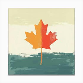 Canadian Maple Leaf 1 Canvas Print