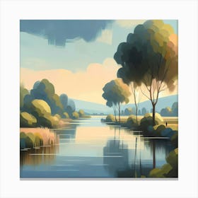 Landscape Painting 131 Canvas Print