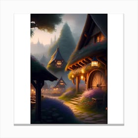 Beautiful night view Canvas Print