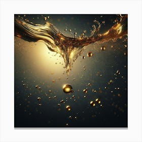 Water Splash 12 Canvas Print