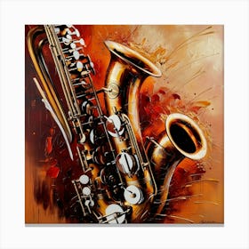 Saxophone 3 Canvas Print