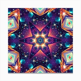Psychedelic Star 1 Canvas Print