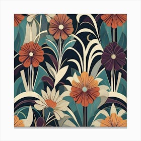 Floral Pattern 29 Canvas Print