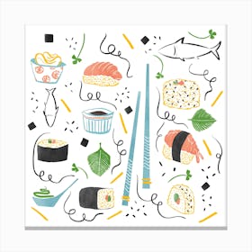 Sushi Party Canvas Print