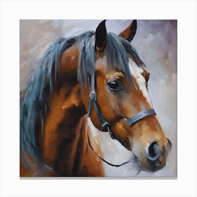 Horse painting Canvas Print