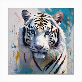 White Tiger 1 Canvas Print