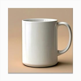 Mock Up Mug Blank Plain Ceramic Customizable Unadorned Empty Clean Simple Minimalist Mo (19) Canvas Print