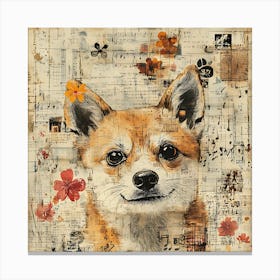 Corgi 4 Canvas Print