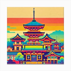 Kiyomizu Dera 3 Canvas Print