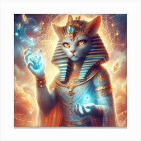 Ancient Egyptian God Bastet Canvas Print