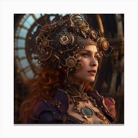 Steam powered sophistication Canvas Print