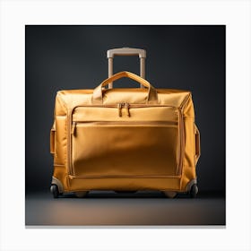 Gold Suitcase 5 Canvas Print