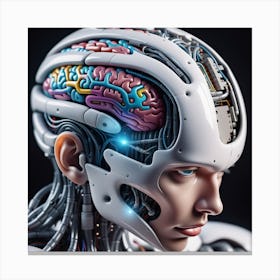 Humanoid Robot 6 Canvas Print